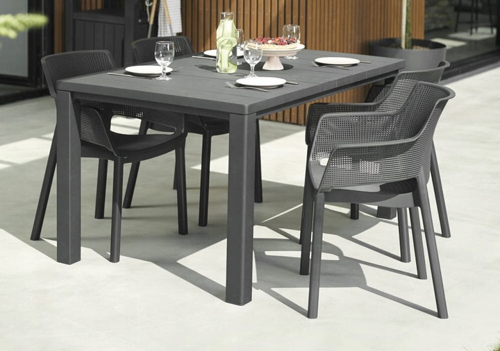 Stół ogrodowy KETER Julie 246186 Grafitowy