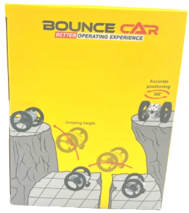 Samochód Zdalnie Sterowany DRON Bounce CAR skacze