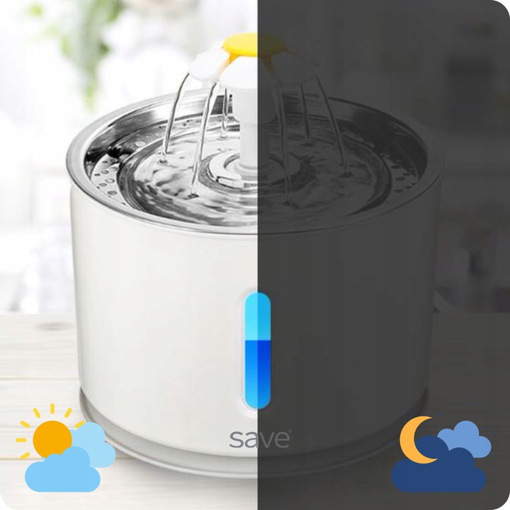 FONTANNA POIDEŁKO DLA KOTA PSA MISKA AUTOMATYCZNE POIDŁO + FILTR CICHA