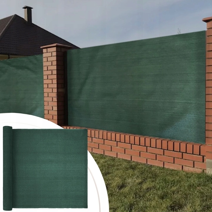 SIATKA CIENIUJĄCA 1,5x10m MASKUJĄCA 62% OSŁONA MATA NA OGRODZENIE PŁOT +UV