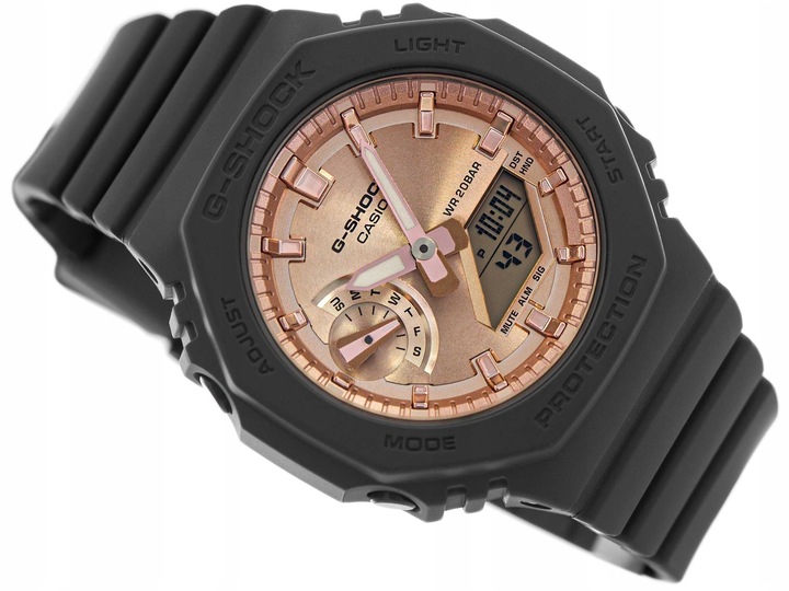 DAMSKI ZEGAREK CASIO GMA-S2100MD-1AER G-SHOCK GRAFITOWY 200M DO BIEGANIA