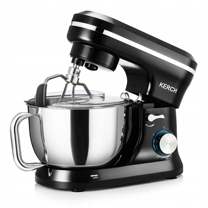 ROBOT KUCHENNY PLANETARNY MIKSER Z MISĄ KERCH FERRO BLACK 4,5L 2300W