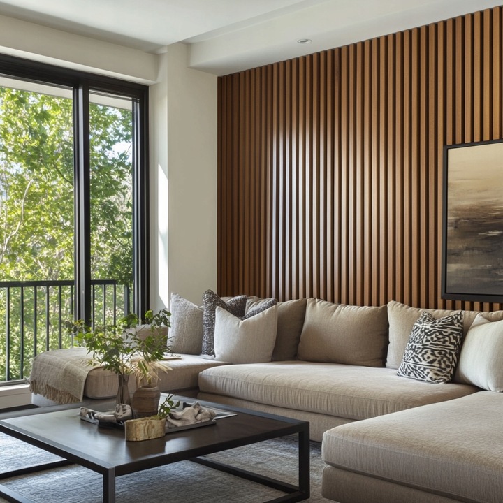 Lamele na Filcu Ścienne 275x58cm Panele Dekoracyjne 3D DĄB WOTAN i Inne