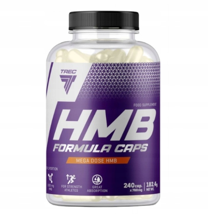 TREC HMB FORMULA CAPS 240k RZEŹBA MIĘSIEŃ SYLWETKA
