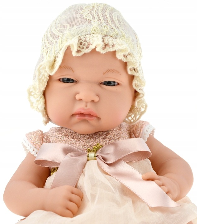 LALKA BOBAS JAK PRAWDZIWA NIEMOWLĘ DZIDZIUŚ DZIEWCZYNKA 30cm