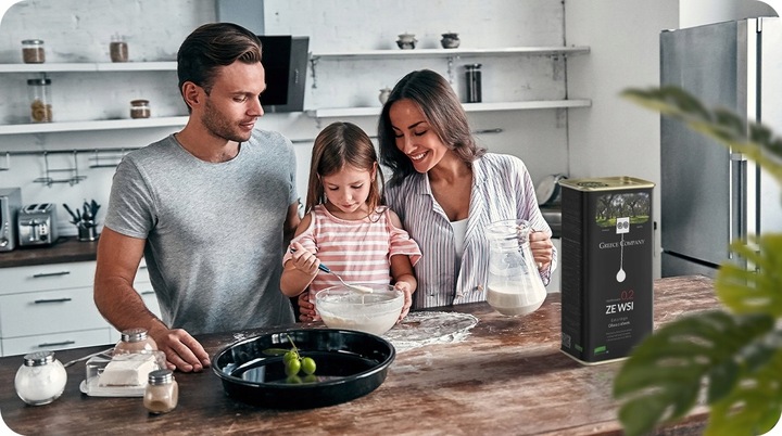 Oliwa z oliwek ZE WSI niefiltrowana Extra Virgin wytrawna 0.2% 5 L