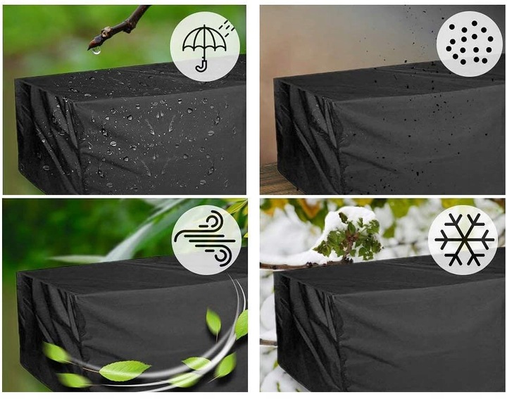 Pokrowiec Wodoodporny Na Huśtawkę Meble Ogrodowe Ławkę Stół 215X150X150Cm