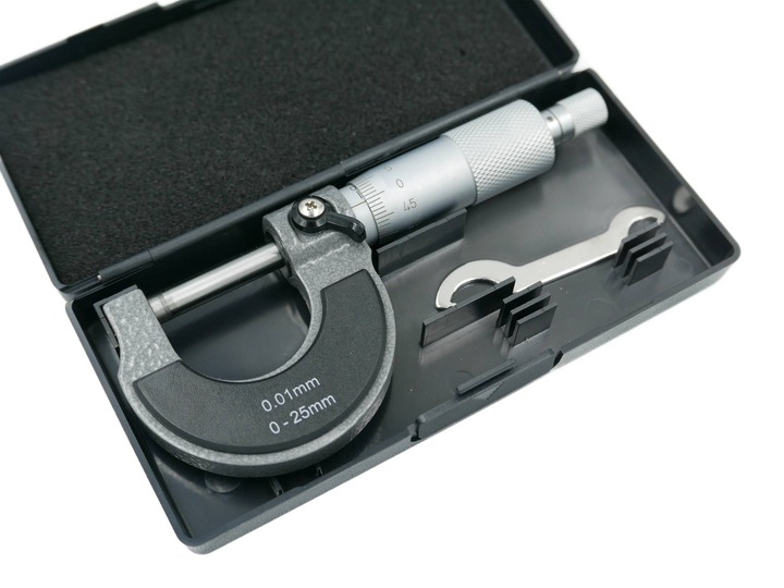 MIKROMETR ŚRUBA MIKROMETRYCZNA MIKROMIERZ ANALOGOWY ZEWNĘTRZNY 0-25 MM