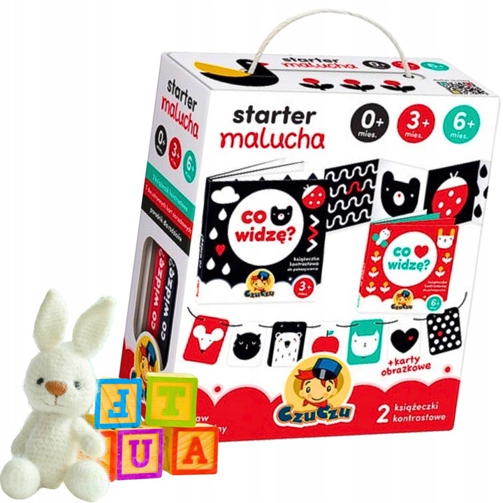 CzuCzu Starter malucha Co widzę 0-3-6 mies.+