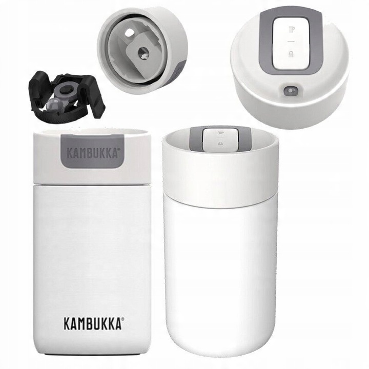 Kubek termiczny termos Kambukka Olympus na kawę herbatę do samochodu 300ml