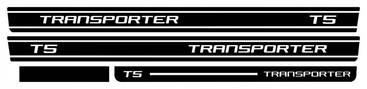 Naklejki do VW T5 Transporter Pasy Na Bok i Tył Samochodu