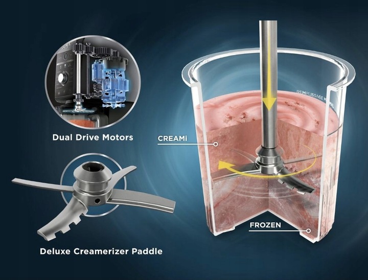 NINJA NC501EU CREAMi Deluxe Ice Cream Maker, urządzenie, maszyna do lodów