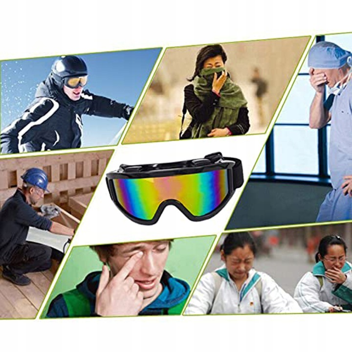 GOGLE MOTOCYKLOWE na MOTOR CROSS ENDURO QUAD KASK