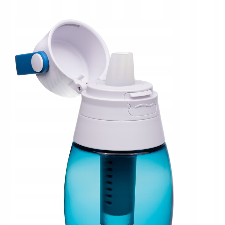 Butelka Filtrująca Na Wodę Bidon Aqualogis Aqua&Go Tritan - Granatowa 750ml
