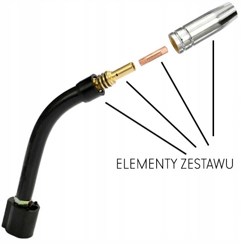 ZESTAW CZĘŚCI UCHWYTU DO MIGOMATU MB15 DYSZE ŁUSKI