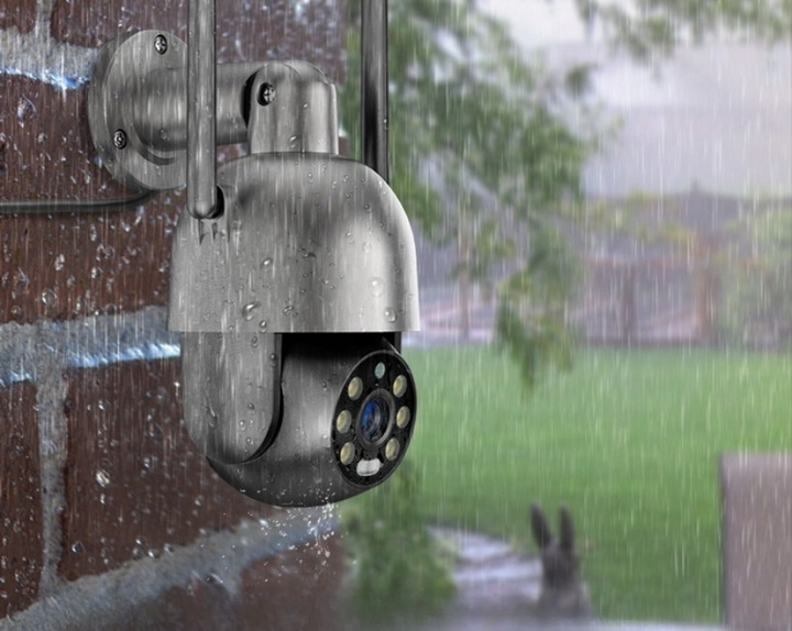 Zewnętrzna Obrotowa Kamera IP WiFi 8MPx 4K ALARM