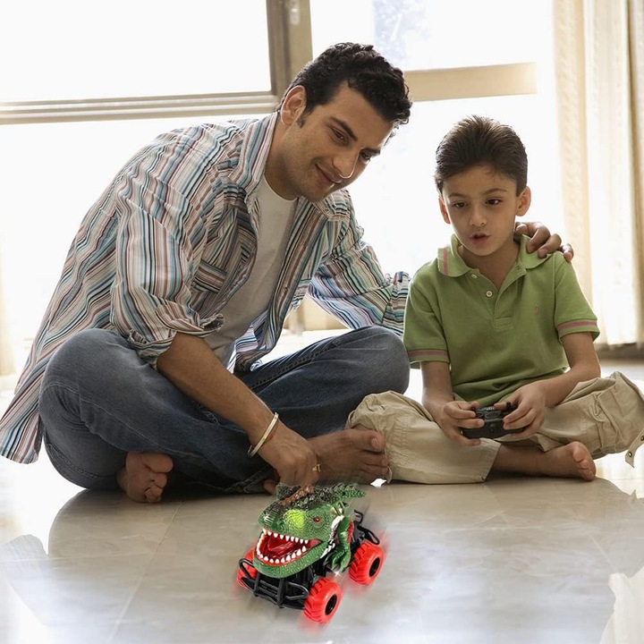 AUTO ZDALNIE STEROWANE SAMOCHÓD DINOZAUR RC LED