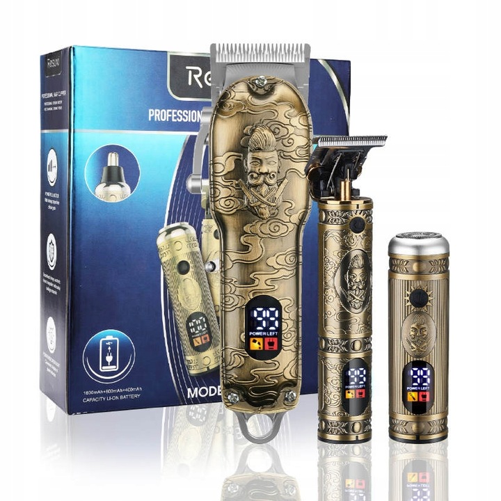 PROFESJONALNE MASZYNKI DO STRZYŻENIA TRYMER MĘSKI