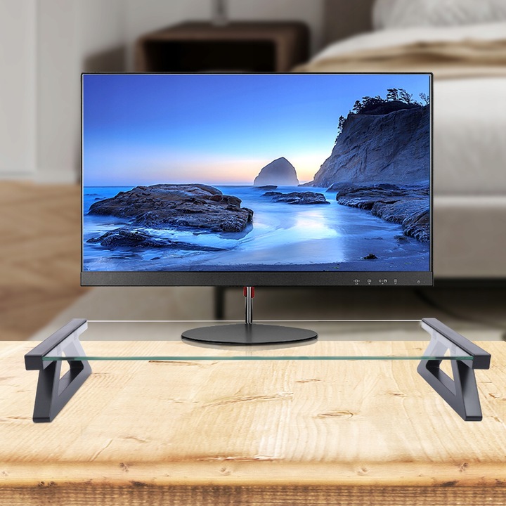 MOZOS DUAL RISER S PODSTAWA PÓŁKA POD DWA MONITORY KOMPUTER LAPTOP UCHWYT