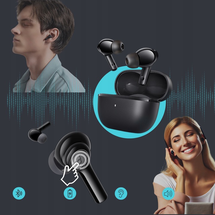 Słuchawki bezprzewodowe douszne Soundcore Note i (Life P2i) Bluetooth 5.2