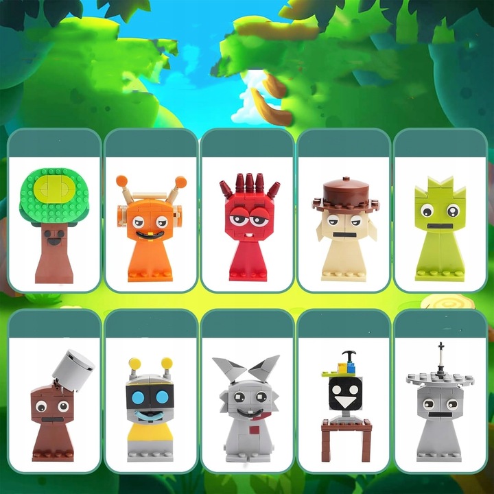 20Pcs Sprunki Game Building Blocks 5cm Incredibox zestaw konstrukcyjny