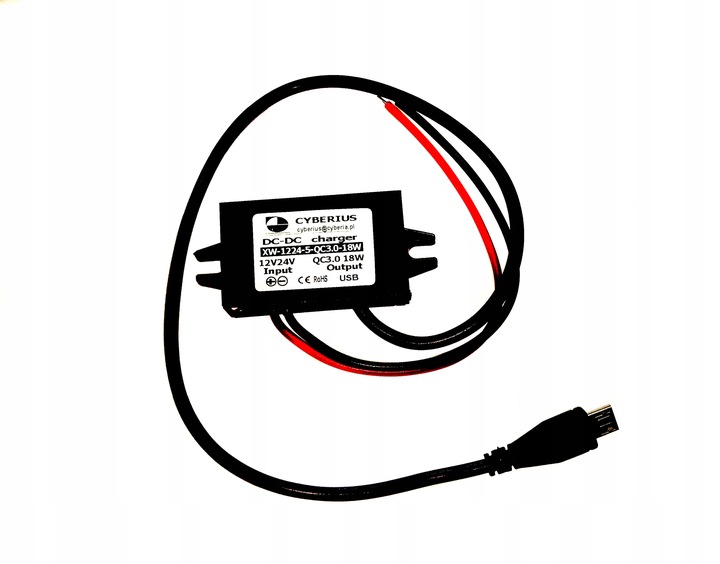 WZMOCNIONA ładowarka 12V x 1x5V/3,6A micro USB