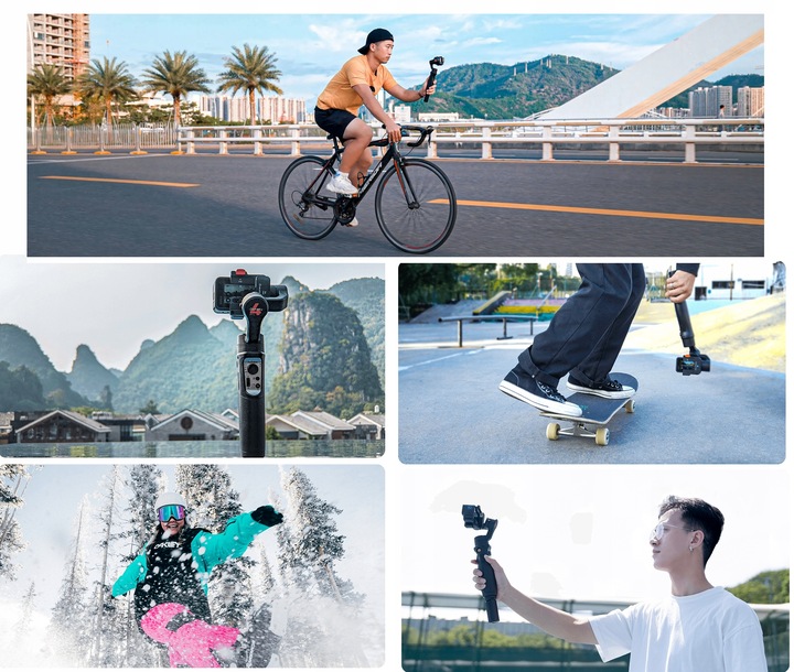 Gimbal Stabilizator HOHEM iSteady Pro4 do Kamer GoPro HERO 12 11 10 9 8 7 6