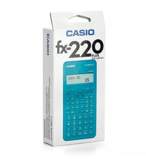 Kalkulator naukowy CASIO FX-220PLUS-2 BOX Turkusowy