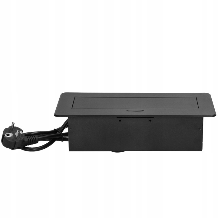 GNIAZDO CHOWANE WPUSZCZANE W BLAT NABLATOWE 2x 230V Z ŁADOWARKĄ USB-C 1,5m