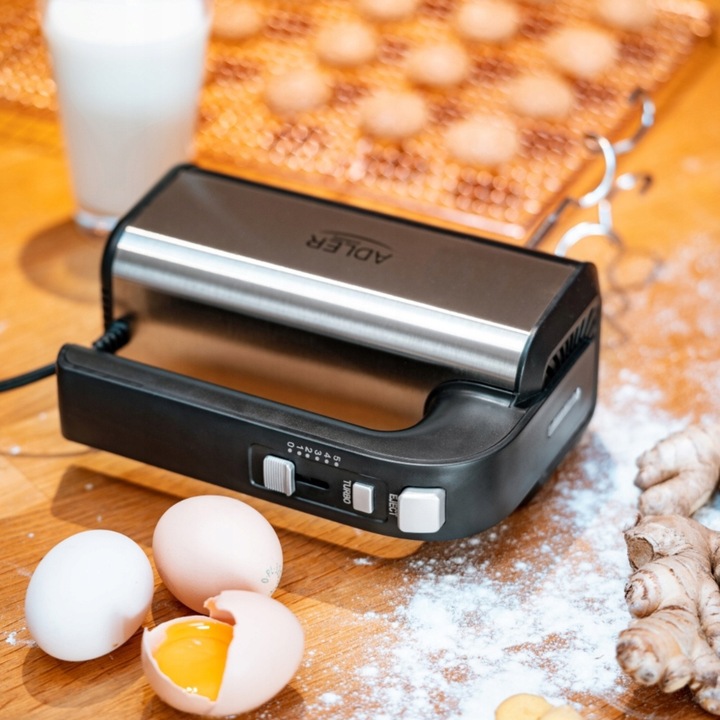 Mikser ręczny Robot kuchenny 800W 5 biegów + TURBO 4 Mieszadła Wolny start