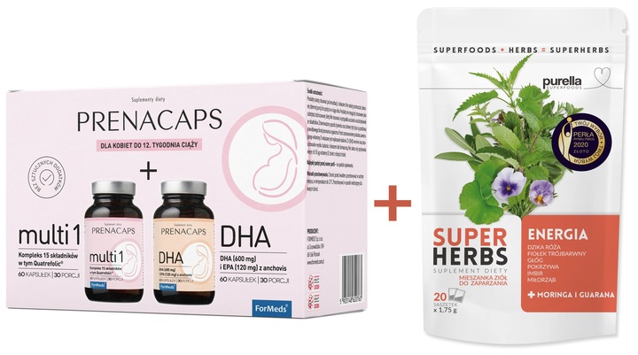 ForMeds PRENACAPS MULTI 2 + DHA EPA Witaminy CIĄŻA