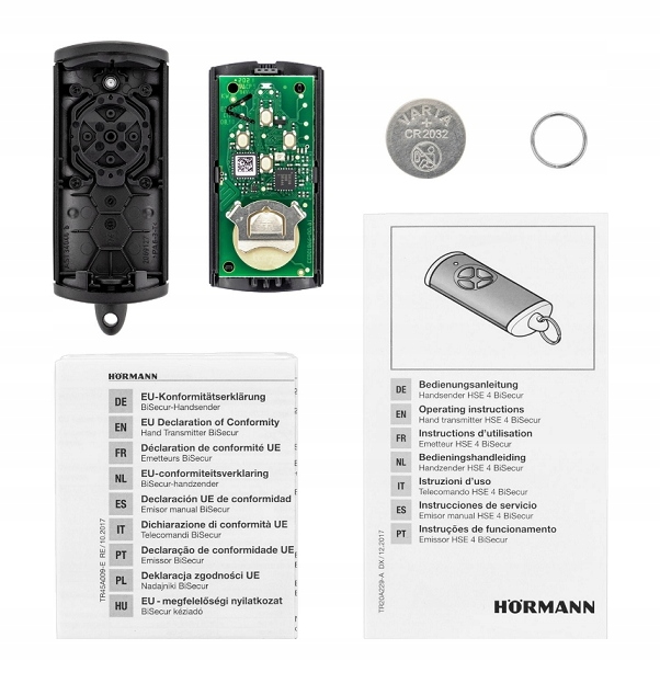 Hormann Pilot HSE4BS czarny 868Mhz 4511738