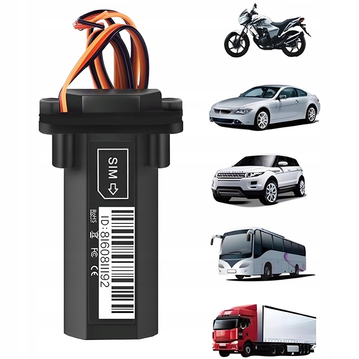 LOKALIZATOR GPS DO SAMOCHODU POJAZDU MOTOCYKLA MONITORING SIM TRACKER
