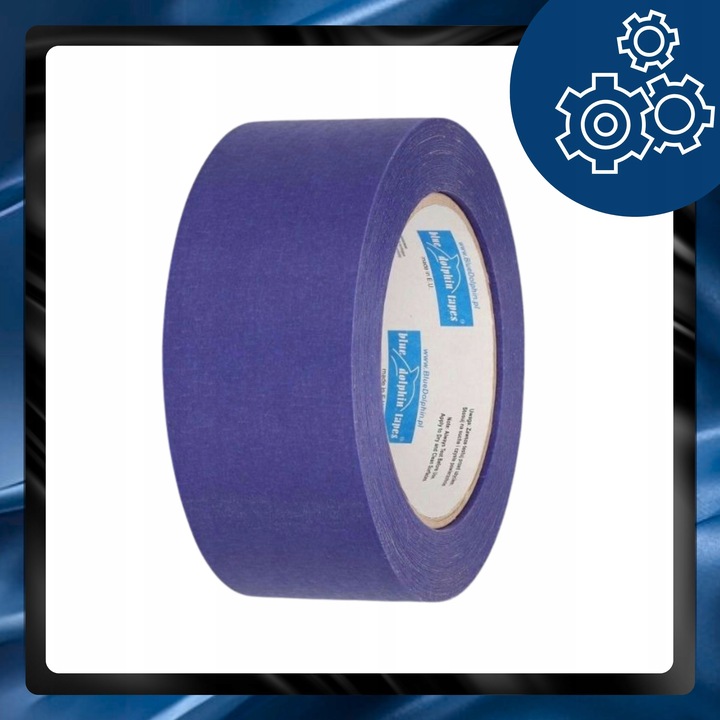 Taśma Malarska Niebieska Blue Dolphin Łatwe Usuwanie 38mm x 50m 2+1 GRATIS