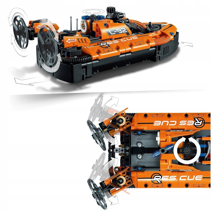 LEGO TECHNIC Poduszkowiec ratowniczy 42120 + GRATIS List do Mikołaja!