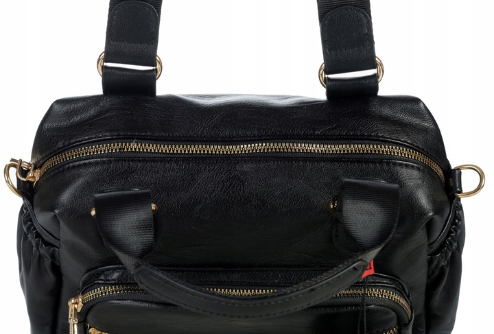 Listonoszka Kuferek PREMIUM Torebka Damska Monnari czarna Pojemna do pracy