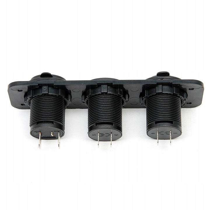 GNIAZDO ZAPALNICZKI SAMOCHÓD WOLTOMIERZ 2x USB 2A