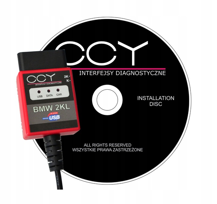 POLSKI Interfejs OBD2 DLA BMW INPA 2KL e39 e46 e60