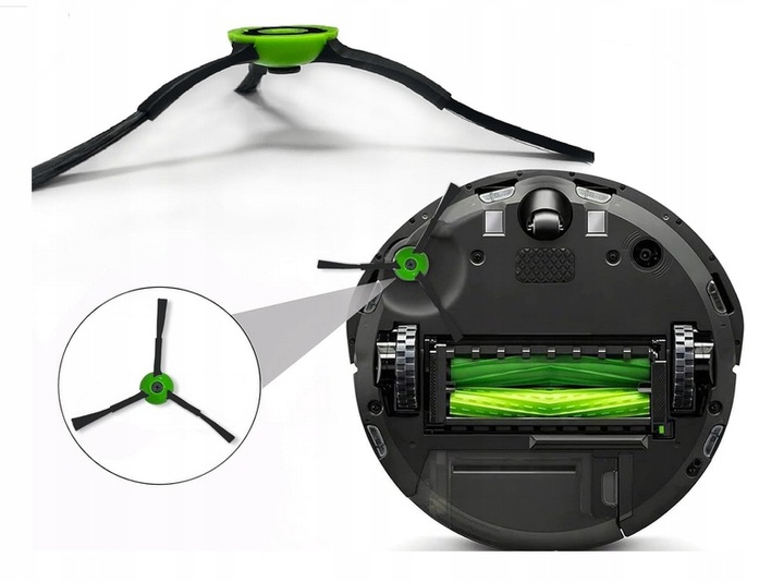 5xSZCZOTKI BOCZNE DO iROBOT ROOMBA E4 E5 E6 E7 I3 I4 I5 I6 I7 I8 J7+ COMBO