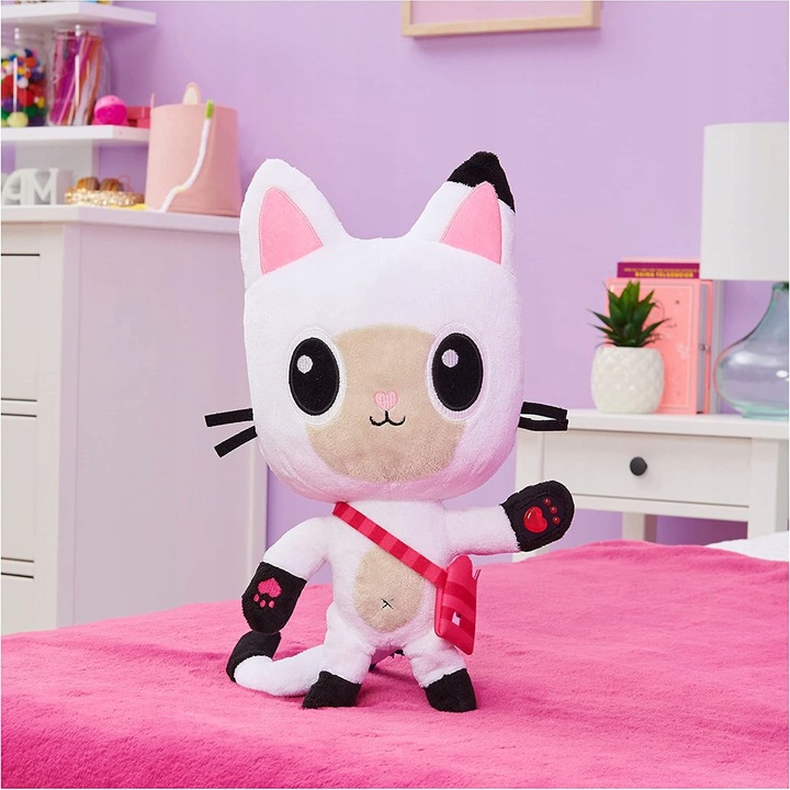 INTERAKTYWNY KOTEK KOT KICIUŚ MÓWIĄCY PANDUŚ Koci Domek Gabi DUŻY 31cm