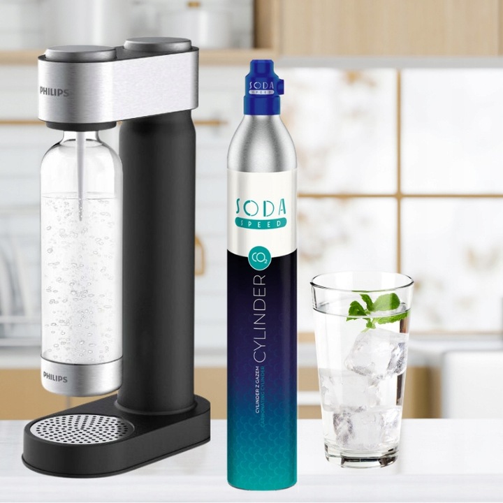 Nabój pełny CO2 SodaSpeed do saturatora Brita Aarke Philips Brita