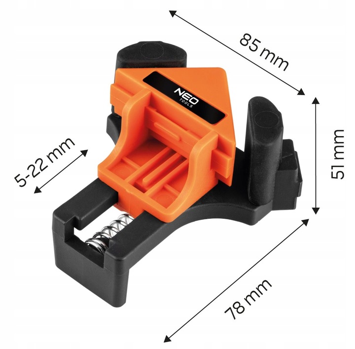 NEO ŚCISK KĄTOWY DO NAROŻNIKÓW DREWNA STOLARSKI ŚCISKI UCHWYT MEBLI