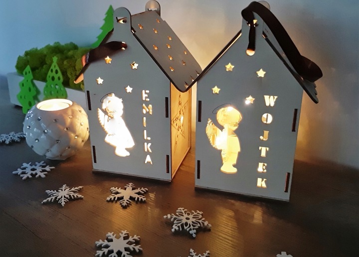 Lampion na roraty z imieniem dziecka grawer