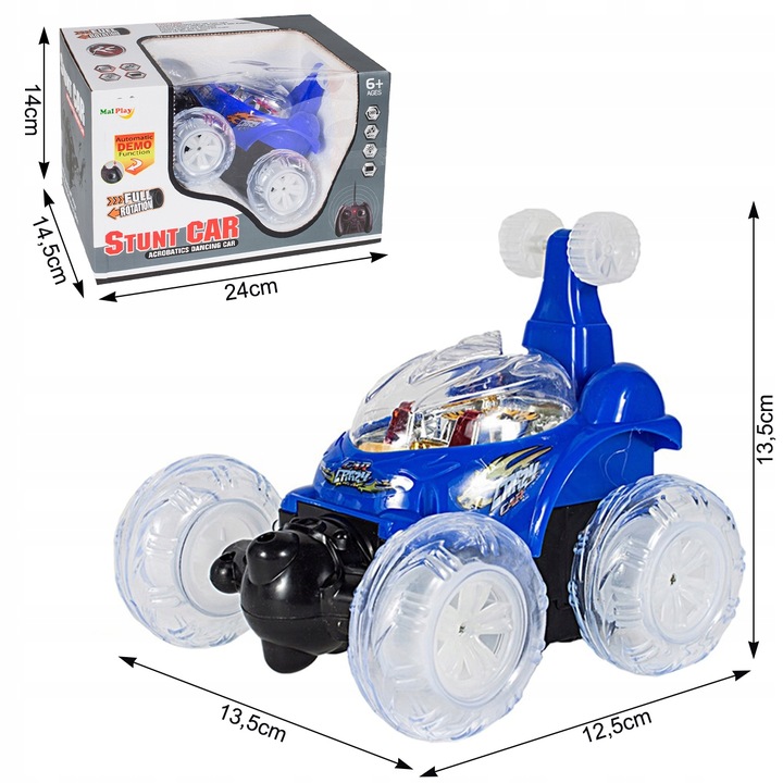 SAMOCHÓD ZDALNIE STEROWANY AUTO TWISTER KASKADER NA PILOTA DLA CHŁOPCA