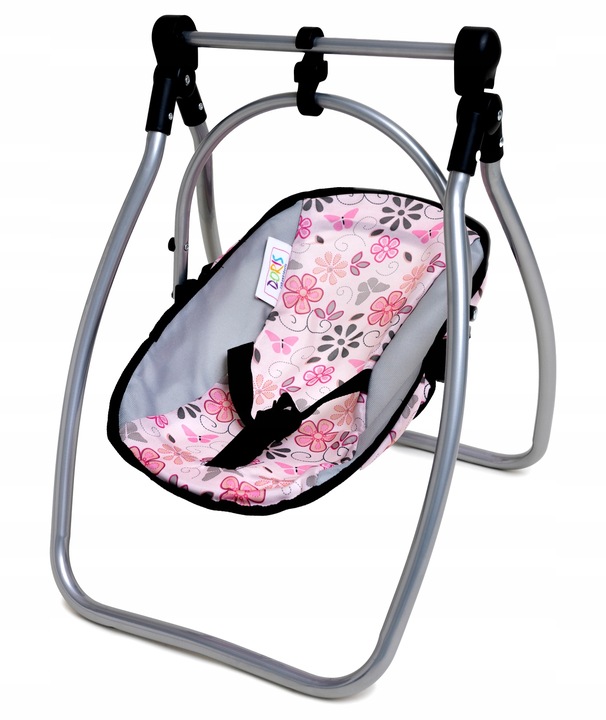 ZESTAW dla lalek ŁÓŻECZKO + KRZESEŁKO DO KARMIENIA + HUŚTAWKA dla lalki