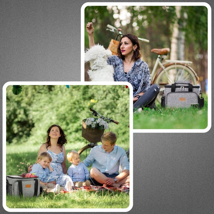 TORBA TERMICZNA NA PLAŻĘ TURYSTYCZNA PODRÓŻNA 20L BIWAKOWA TERMOIZOLACYJNA