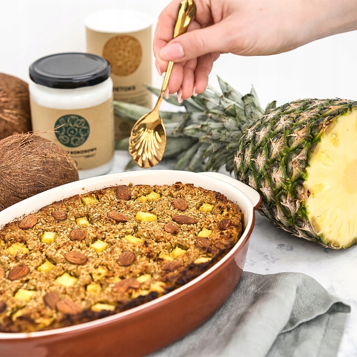 BIO Olej kokosowy 1 l Racjonalni NIERAFINOWANY tłoczony na zimno!