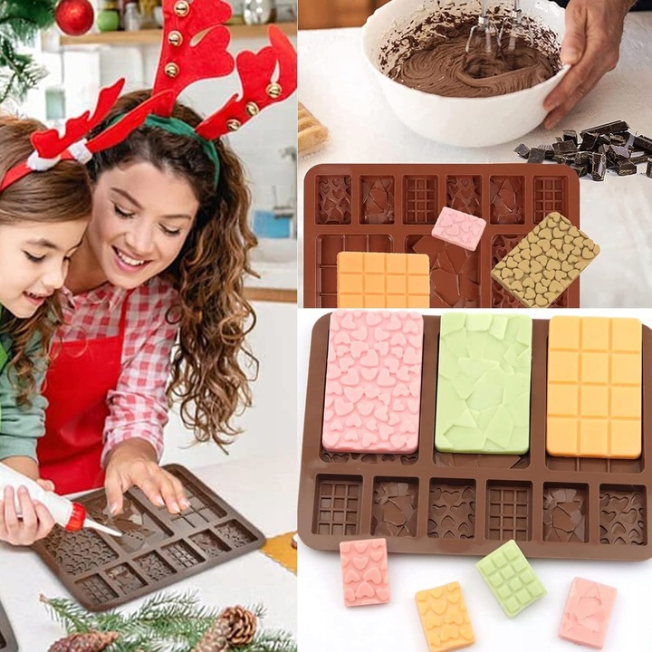 FORMA FOREMKA SILIKONOWA DO CZEKOLADY LODU ŻELEK PRALIN GALARETKI DUBAJ