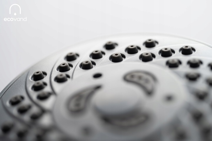 SŁUCHAWKA PRYSZNICOWA funkcja stop ECOVAND AQS OSZCZĘDNA -62% WODY 6 L/MIN