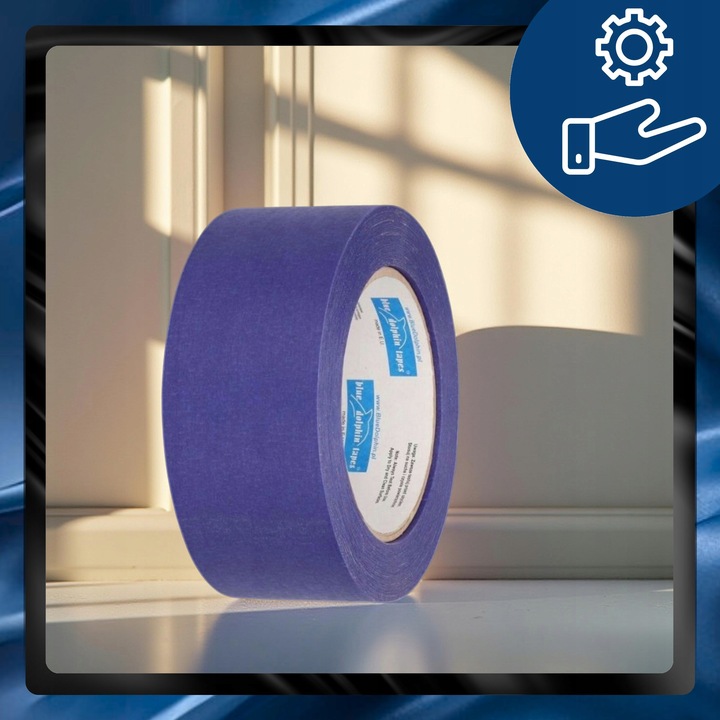Taśma Malarska Niebieska Blue Dolphin Łatwe Usuwanie 38mm x 50m 2+1 GRATIS